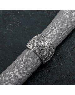 Кольцо для салфеток Виноград Серебро 4х3 см цвет серебряный Nobrand