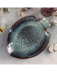 Блюдо керамическое сервировочное Рыба 31 5х24 см Nobrand