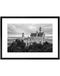 Картина Замок Нойшванштайн 33х43 см Постер-лайн