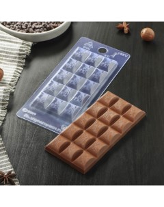 Форма для шоколада и конфет 7х15х1 см Воздушный прозрачный 2700770025354 Выдумщики