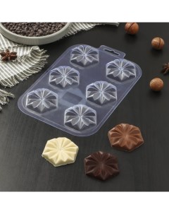 Форма для шоколада и конфет Печеньки цвет прозрачный Sima-land