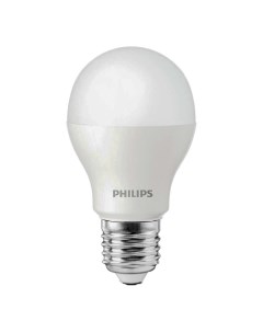 Светодиодная лампа E27 5 Вт груша теплый Philips