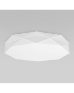Потолочный светильник с абажуром пластик ткань 4225 Kantoor белый Е27 Tk lighting