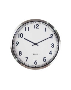 Часы круглые серебристый металл D 25 см Apeyron