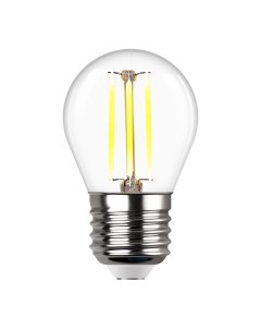 Лампа filament шар G45 белый свет 7Вт E27 4000K 730Лм 32485 0 Rev