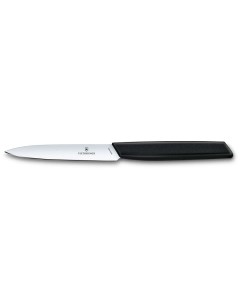 Нож кухонный для овощей и фруктов 10см Swiss Modern Черный 6 9003 10 Victorinox