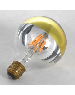 Лампочка светодиодная шар прозрачный желтый E27 6W Edisson GF L 2107 Lussole