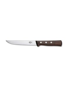 Нож кухонный 5 6006 15 стальной обвалочный лезв 150мм прямая заточка коричневый Victorinox