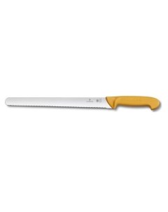 Нож кухонный Swibo 5 8443 30 стальной универсальный лезв 300мм серрейт заточ Victorinox