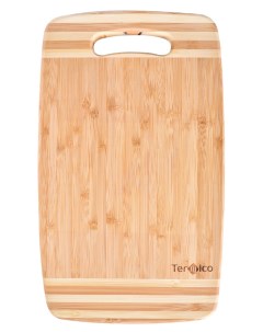 Доска разделочная деревянная 29х17х1 8 см бежевая Termico