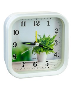 Часы PF TC 008 Quartz часы будильник PF TC 008 квадратные 9 5x9 5 см белые Perfeo