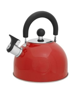 Чайник для плиты MAL 039 R нержавеющая сталь красный Mallony