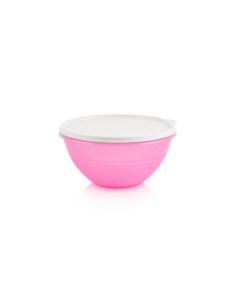 Чаша Брауни 1л розовая прозрачная Tupperware