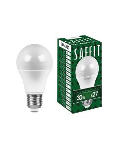 Лампа светодиодная SBA6530 Шар E27 30W 2700K 55182 Saffit