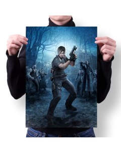 Плакат А1 Принт Resident Evil Резидент Эвил 9 Migom