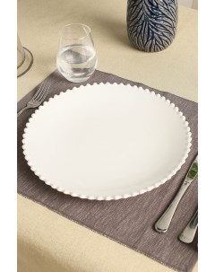 Тарелка обеденная 28 см белый керамика 7262676 Coincasa