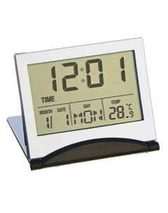 Будильник электронный термометр календарь пластик 6 2х7 2 см LA DECOR Ladecor