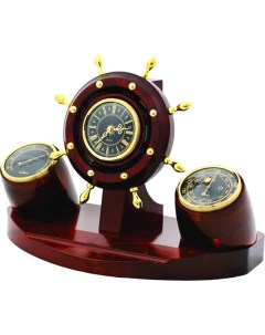 Настольные часы Штурвал с барометром и термометром Настольные часы Штурвал с барометром и Nobrand