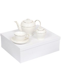 Набор чайный керамика 14 предметов на 6 персон 250 мл Кембридж Y4 3248 Daniks