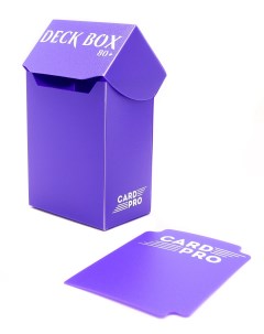 Набор из 2 пластиковых коробочек card pro фиолетовая 80 карт Blackfire