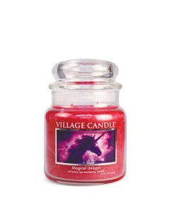 Ароматическая свеча Волшебный Единорог средняя Village candle