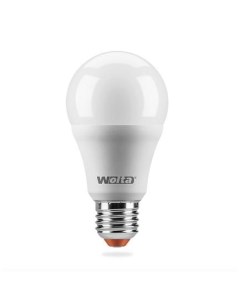 Лампа LED A65 25W E27 4000K груша Wolta