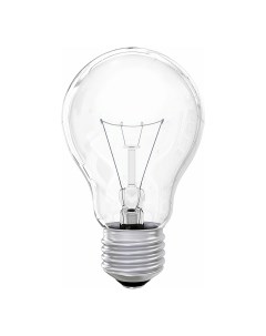 Лампа накаливания Груша Е27 60 Вт прозрачная Онлайт