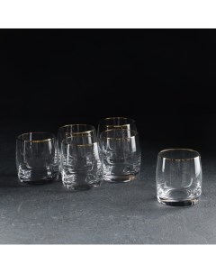 Набор стаканов для бренди Идеал 6 шт 290 мл хрустальное стекло Crystal bohemia
