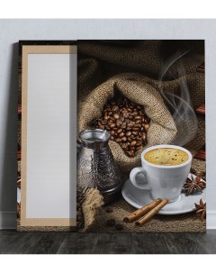 Картина Кофе и зерна 52х66 см К 0082 с креплениями Добродаров