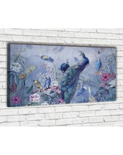 Картина на холстеРастения 60x100 см с креплениями Ф0247 Добродаров