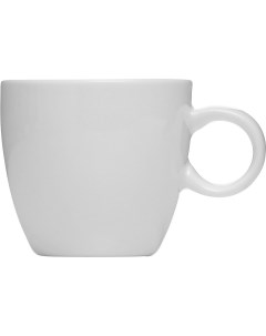 Чашка кофейная 60мл 79х57х55мм фарфор белый Kunstwerk