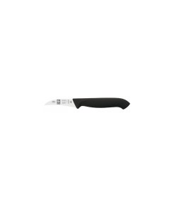 Нож для чистки овощей 60 170 мм изогнутый черный HoReCa 1 шт Icel