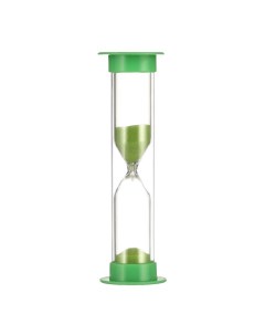 Песочные часы Ламбо на 1 минуту 9 х 2 5 см зеленый Sima-land