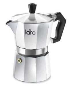 Кофеварка LARA LR06 73 450 мл гейзерная на плиту Nobrand