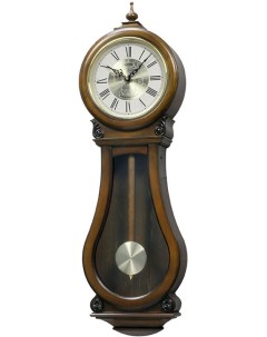 Кварцевые музыкальные настенные часы с боем CMJ529NR06 с деревянным корпусом Rhythm