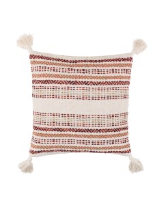 Декоративная подушка Desert 40х40 см на потайной молнии цвет бежевый коричневый Moroshka