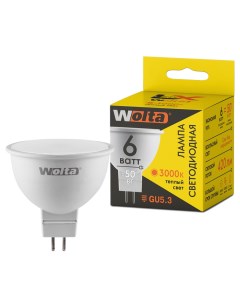 Светодиодная лампа LX 30YMR16 220 6GU5 3 6Вт 3000K GU5 3 Wolta