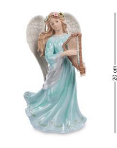 Музыкальная статуэтка Ангел с арфой CMS 24 5 Pavone
