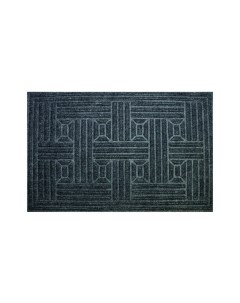 Коврик придверный полипропиленовый 40 x 60 см черный Sunstep