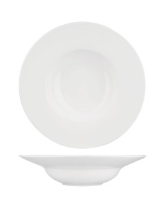 Тарелка для пасты 290х290х50мм фарфор белый Kunstwerk
