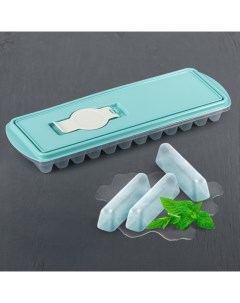 Форма для льда Палочки с крышкой и клапаном цвет аквамарин Idea