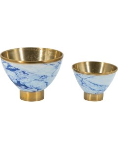 Чаши набор из 2 предметов 21x21x15см LB78237 BLUE Гласар