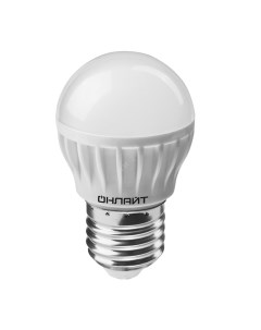 Лампа светодиодная LED матовая E27 G45 10 Вт 6500 K дневной свет Онлайт