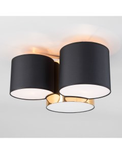 Потолочный светильник с 3 плафонами 3445 Mona Black Gold черный золотой E27 Tk lighting