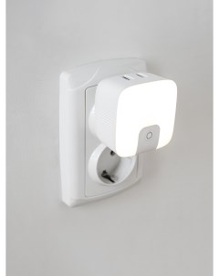 Cветодиодный светильник ночник с умной зарядкой CL NC010TW 2USB белый Artstyle