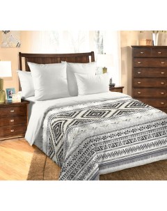 Комплект постельного белья Навахо 1 1 5 спальный перкаль бежевый Текс-дизайн
