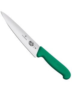 Нож разделочный лезвие 19 см зелёный Victorinox