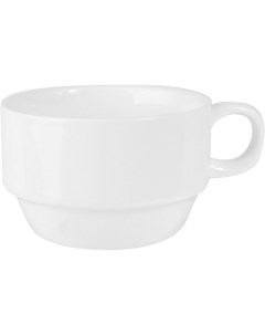 Чашка кофейная 125мл 92х72х40мм фарфор белый Kunstwerk