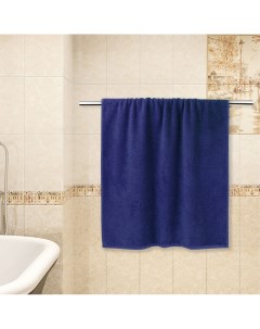 Полотенце махровое банное однотонное 40х70 см для лица рук волос в ванную душ бассейн Bravo