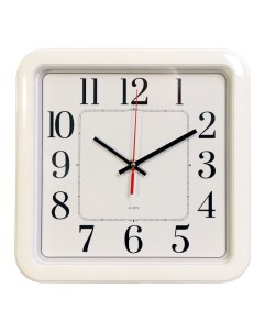 Часы настенные BURO WallC S79P белый аналоговые Бюрократ